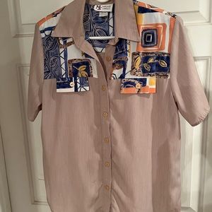 Maggie Sweet button up blouse. Size small